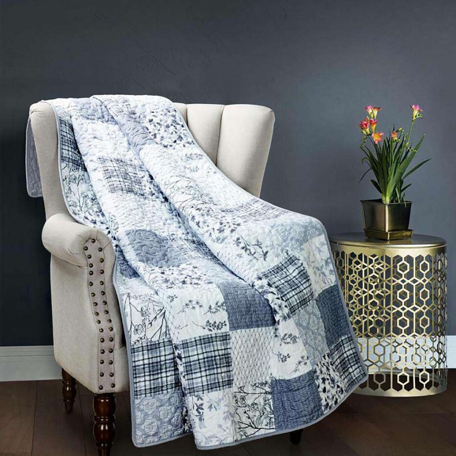 Bedding * Hot Sell Donna Sharp Throw, Silver Branch (Ucc) American Heritage Textiles 67210