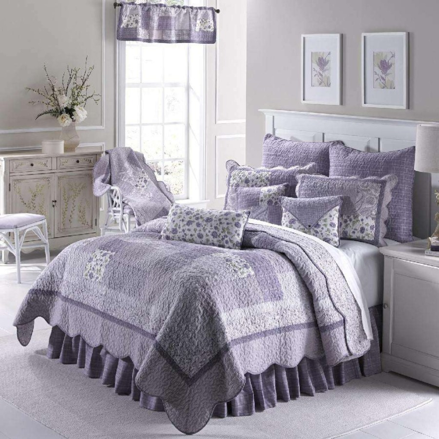 Bedding * Sale Online Donna Sharp Lavender Rose Throw American Heritage Textiles 82050