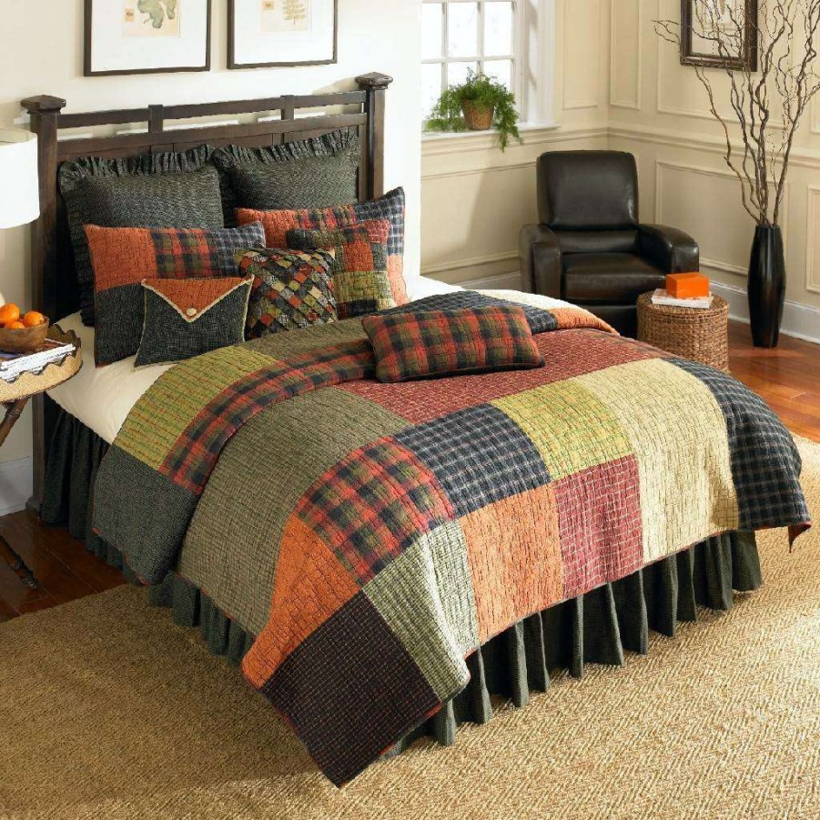 Bedding * Special Donna Sharp Woodland Square King Cotton Quilt American Heritage Textiles 24707