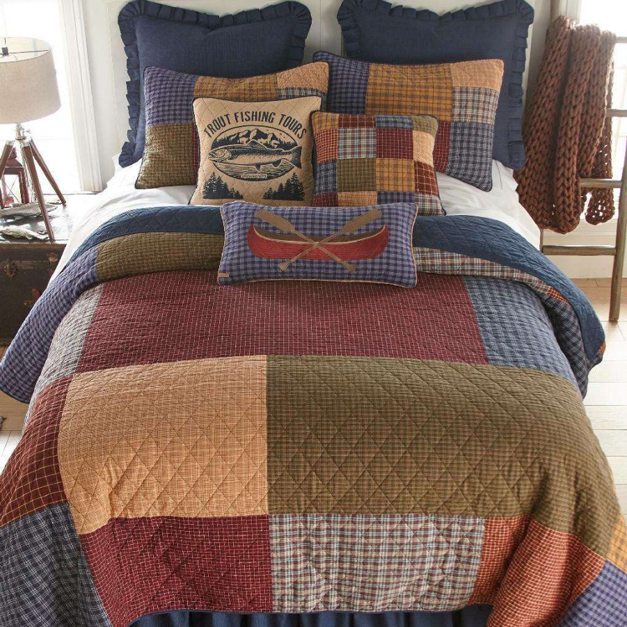 Bedding * Cheap Online Donna Sharp Lakehouse Twin Cotton Quilt American Heritage Textiles 83704