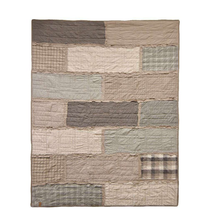 Bedding * Outlet Sale Donna Sharp Smoky Cobblestone Cotton Throw American Heritage Textiles 83850