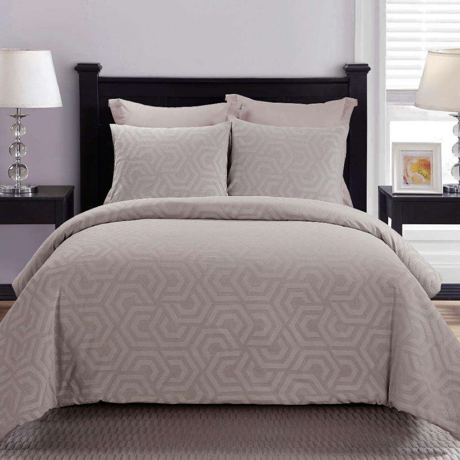 Bedding * New Your Life Style King Comforter Set, Seville Blush By Donna Sharp American Heritage Textiles Y00713