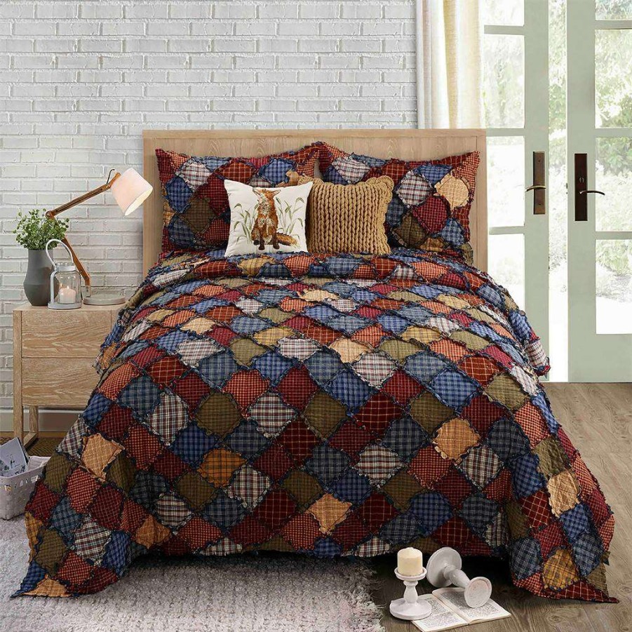 Bedding * Limited Edition Donna Sharp King Quilt Set, Blue Ridge American Heritage Textiles 50177