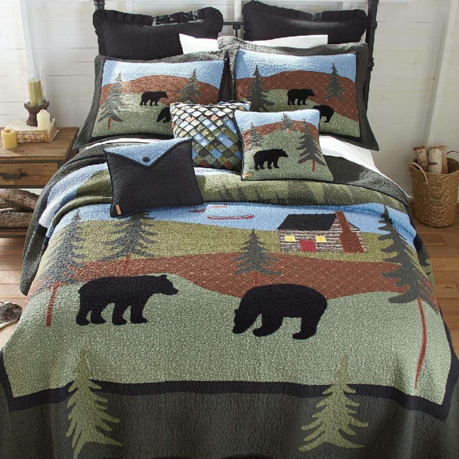 Bedding * Fire Sale Donna Sharp Twin Quilt, Bear Lake American Heritage Textiles 83404