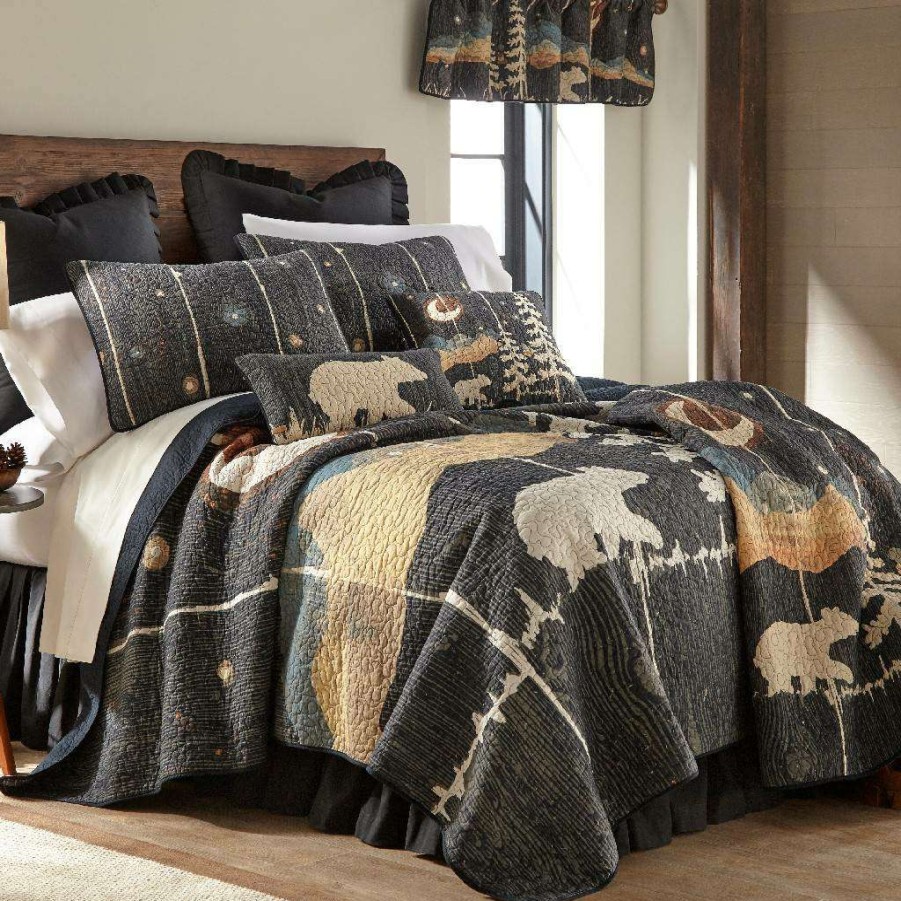 Bedding * Free Delivery Donna Sharp Moonlit Bear King Cotton Quilt American Heritage Textiles 61107