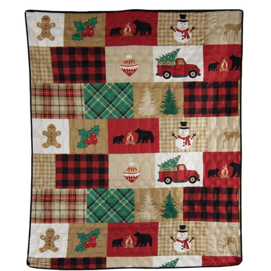 Bedding * Fashion Your Lifestyle By Donna Sharp Christmas Forest Throw American Heritage Textile Y20368