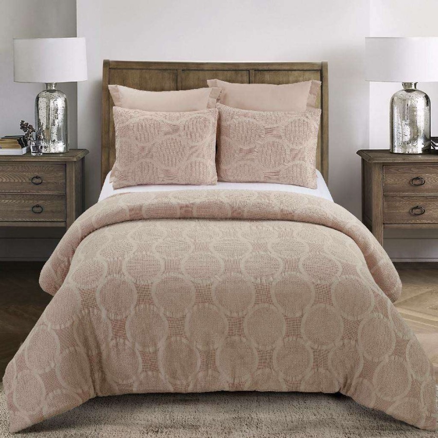 Bedding * Limited Edition Your Life Style King Comforter Set, Leon (Blush) By Donna Sharp American Heritage Textiles Y00421