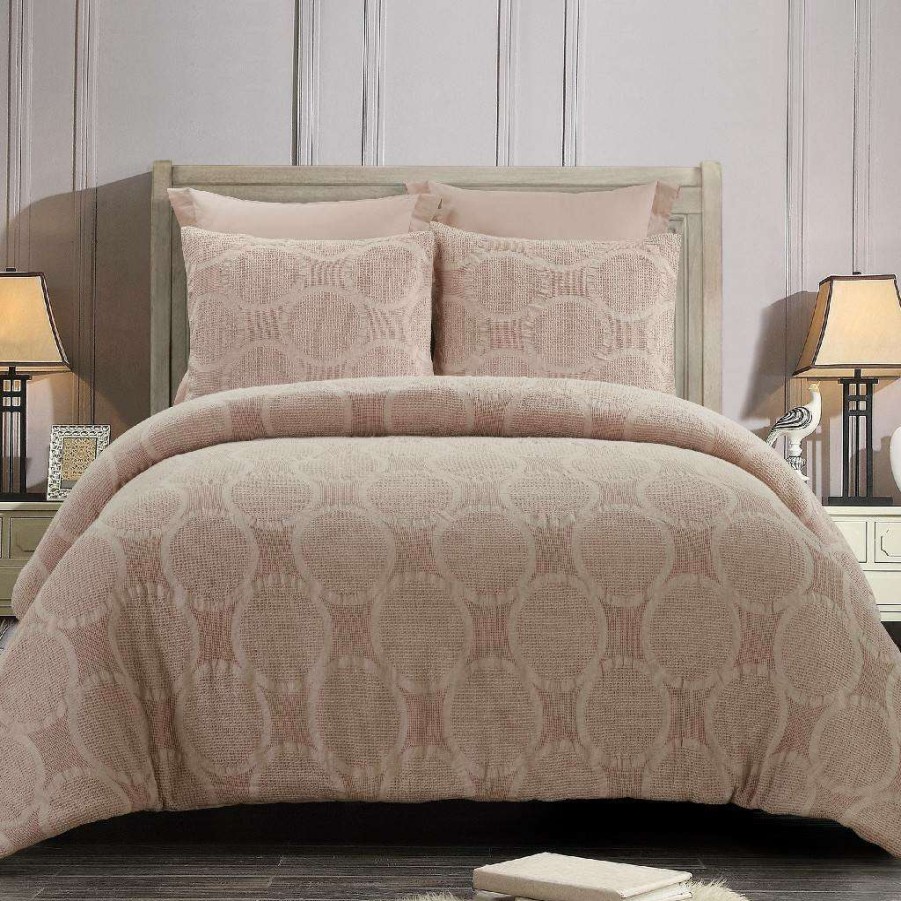 Bedding * Limited Edition Your Life Style King Comforter Set, Leon (Blush) By Donna Sharp American Heritage Textiles Y00421