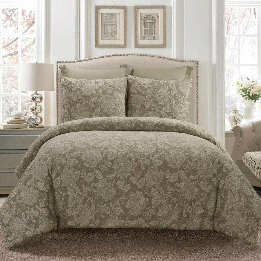 Bedding * Top Sell Your Life Style Queen Comforter Set, Amadora (Taupe) By Donna Sharp American Heritage Textiles Y00400