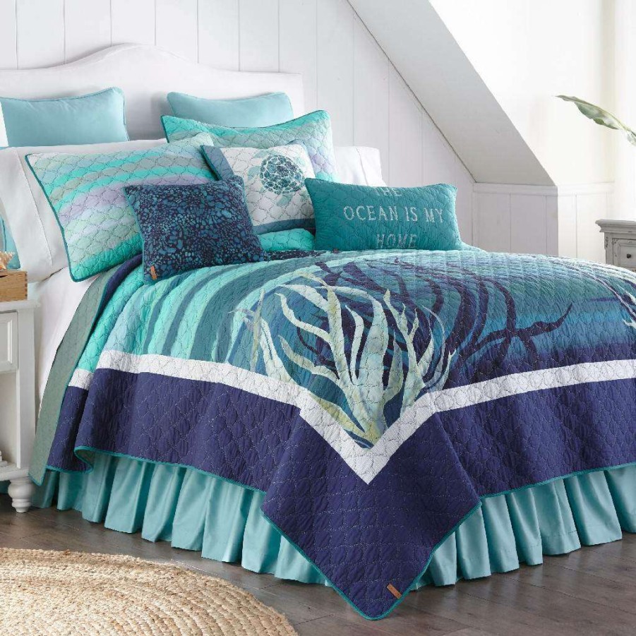 Bedding * Closeout Sale Donna Sharp Summer Surf Twin Quilt American Heritage Textiles 87004