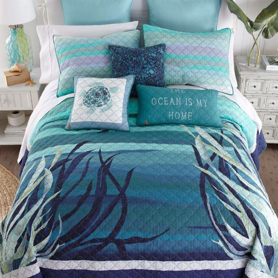 Bedding * Closeout Sale Donna Sharp Summer Surf Twin Quilt American Heritage Textiles 87004