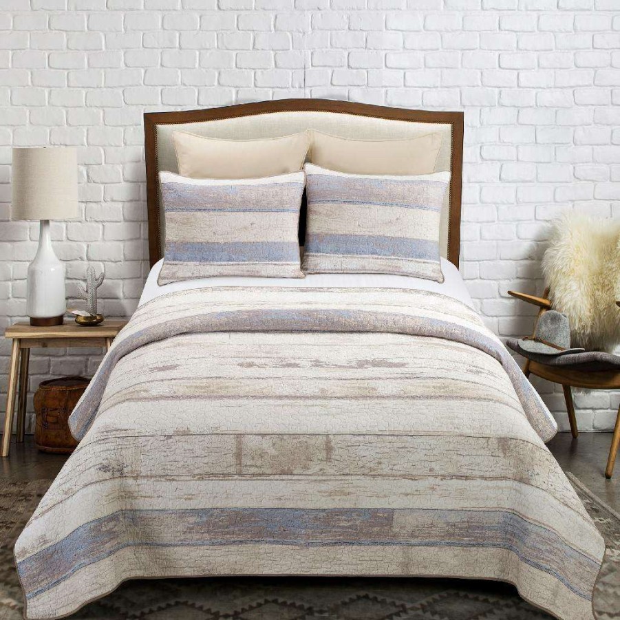 Bedding * Free Delivery Donna Sharp Twin Set, Bleached Boardwalk American Heritage Textiles 60044