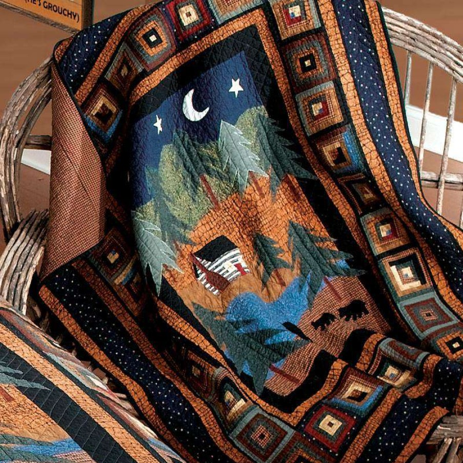 Bedding * Hot Sell Donna Sharp Midnight Bear Throw American Heritage Textiles 90908