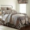 Bedding * Bargain Sale Donna Sharp Smoky Cobblestone King Cotton Quilt American Heritage Textiles 83847