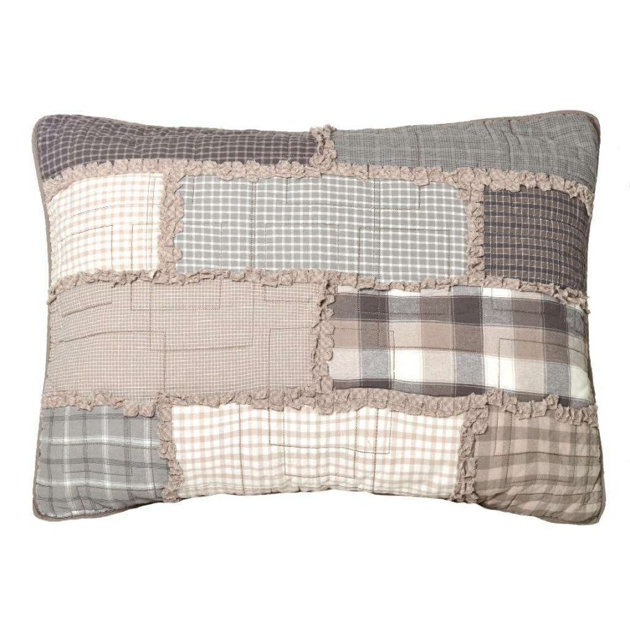 Bedding * Cheap Online Donna Sharp Smoky Cobblestone Standard Sham American Heritage Textiles 83842