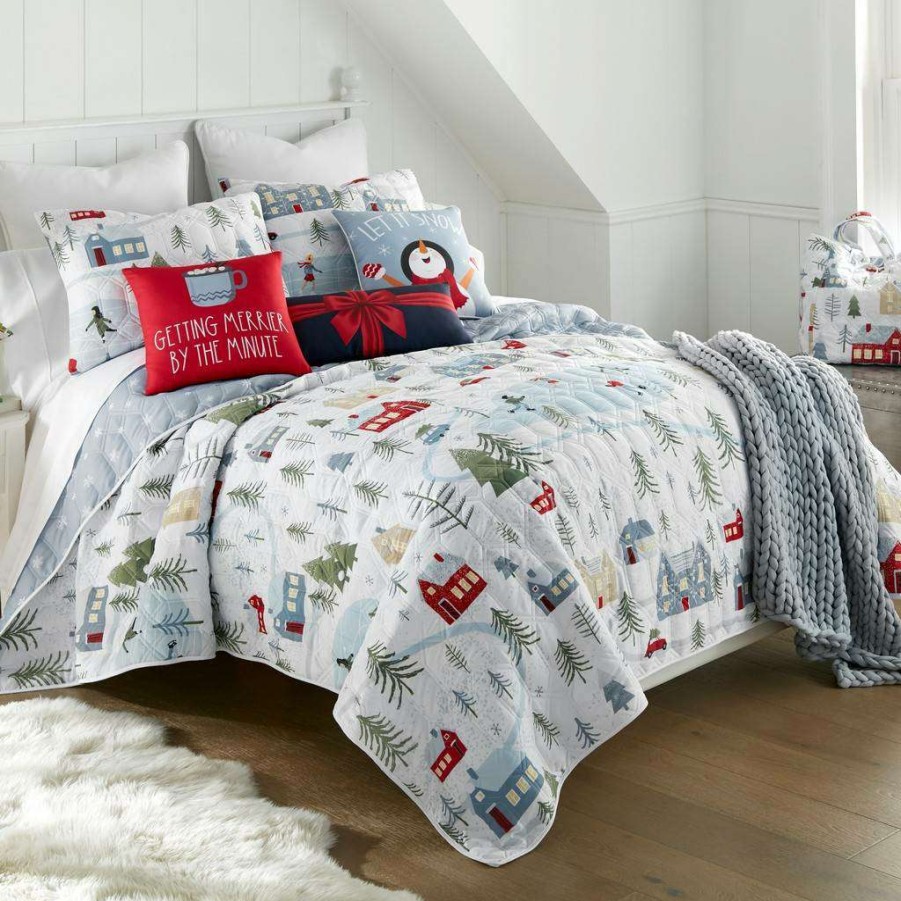 Bedding * Wholesale Winter Wonderland 3 Pc King Quilt Set American Heritage Textile Y20417