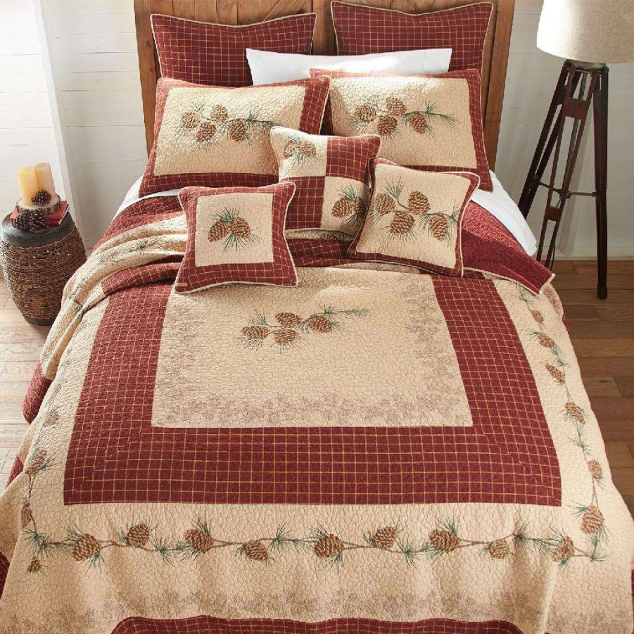 Bedding * Sale Online Donna Sharp Pine Lodge King Cotton Quilt American Heritage Textiles 80107