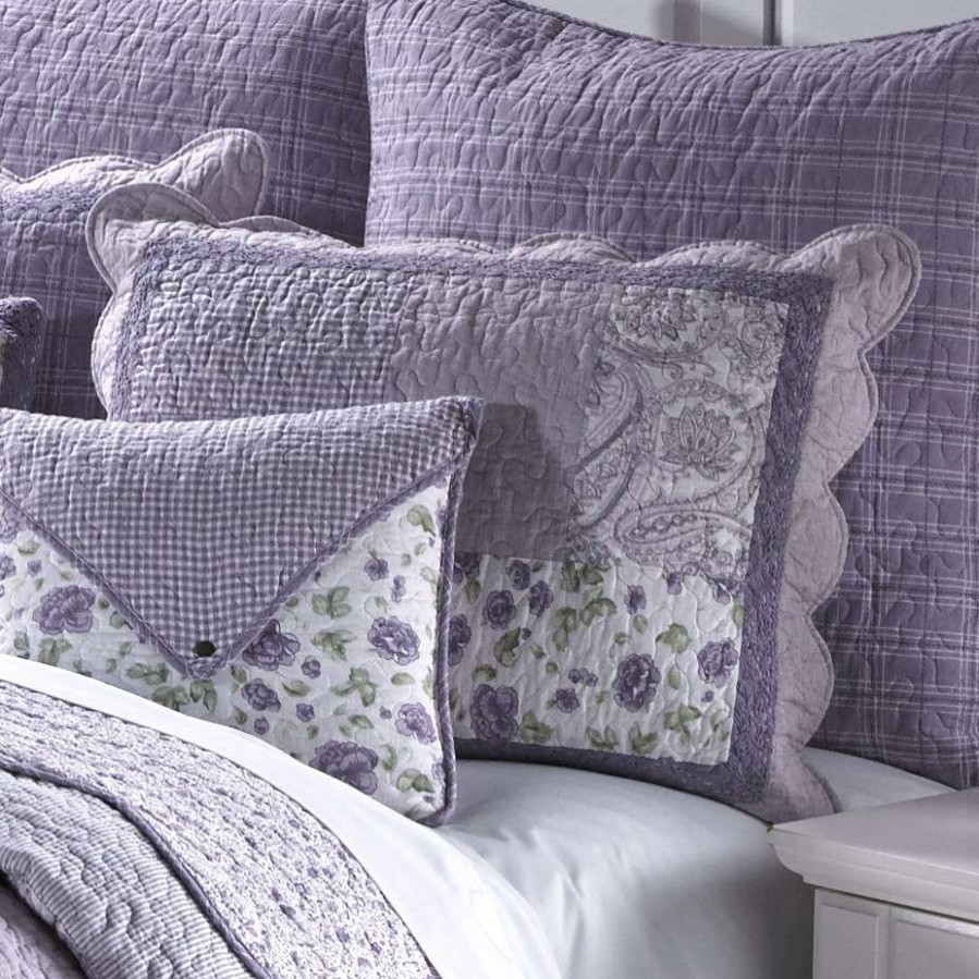 Bedding * Hot Sale Donna Sharp Lavender Rose Standard Sham American Heritage Textiles 82042