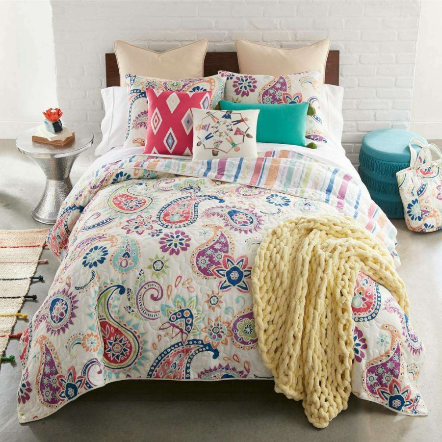 Bedding * Fashion Cali 3 Pc Queen Quilt Set American Heritage Textile Y20306