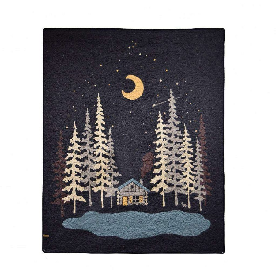 Bedding * Tendy Style Donna Sharp Moonlit Cabin Cotton Throw American Heritage Textiles 61210