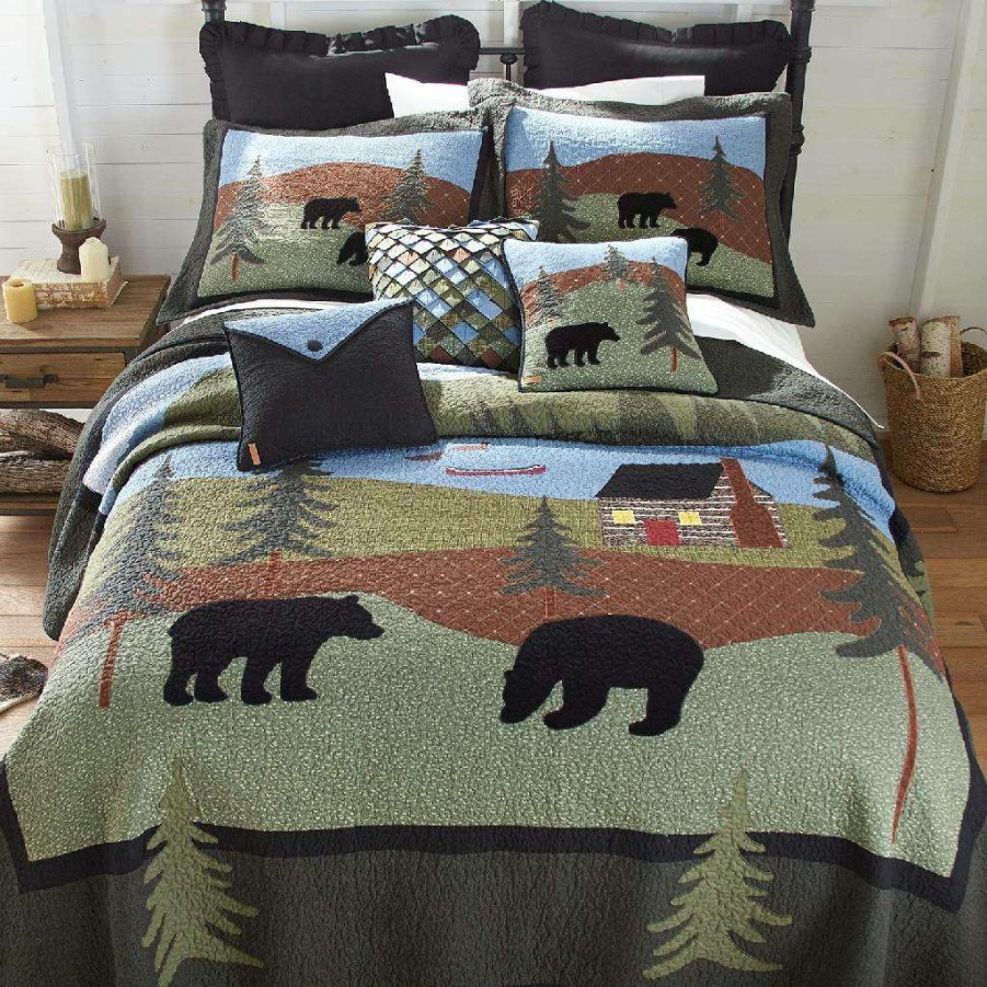 Bedding * Online Donna Sharp King Quilt, Bear Lake American Heritage Textiles 83407