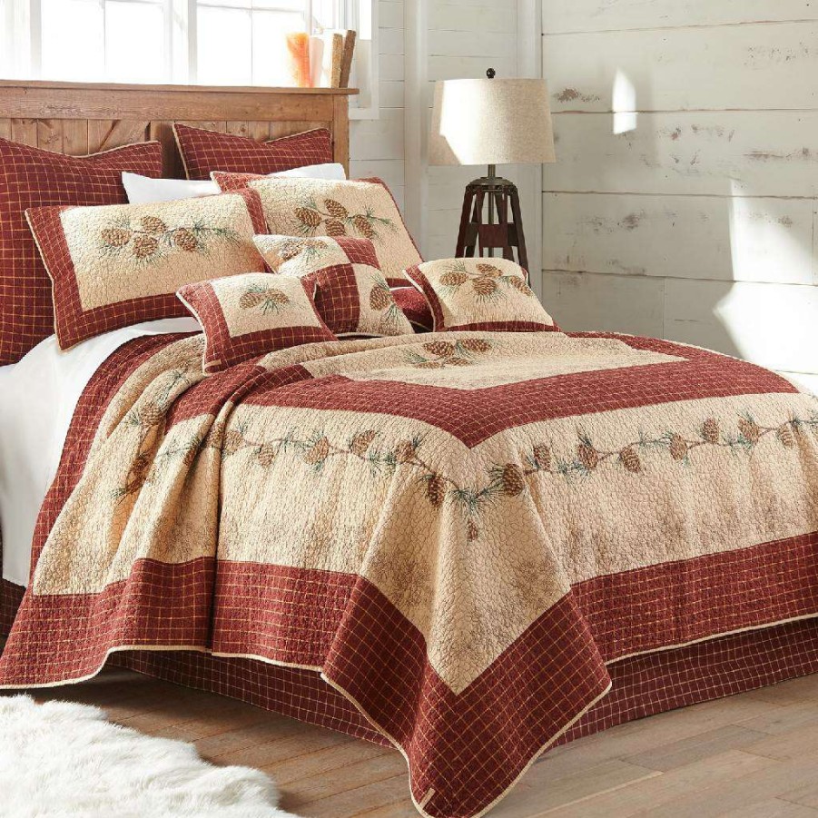 Bedding * Top Sell Donna Sharp Pine Lodge Full/Queen Cotton Quilt American Heritage Textiles 80106