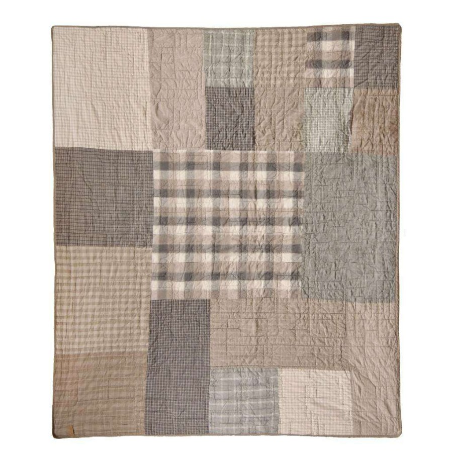 Bedding * Free Delivery Donna Sharp Smoky Square Cotton Throw American Heritage Textiles 83830