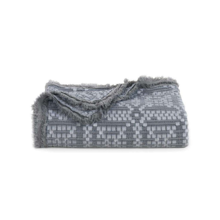 Bedding * Limited Edition Your Life Style Throw (Oversized), Gw Grid Grey By Donna Sharp American Heritage Textiles Y00112