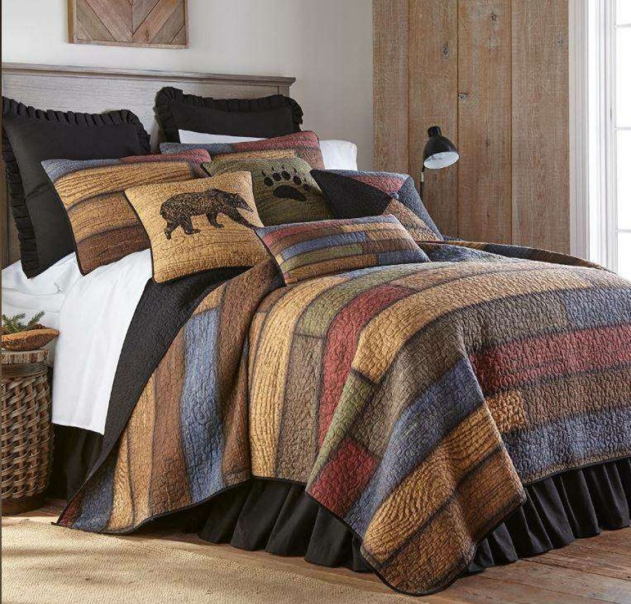 Bedding * Top Sell Donna Sharp Oakland King Cotton Quilt American Heritage Textiles 75407