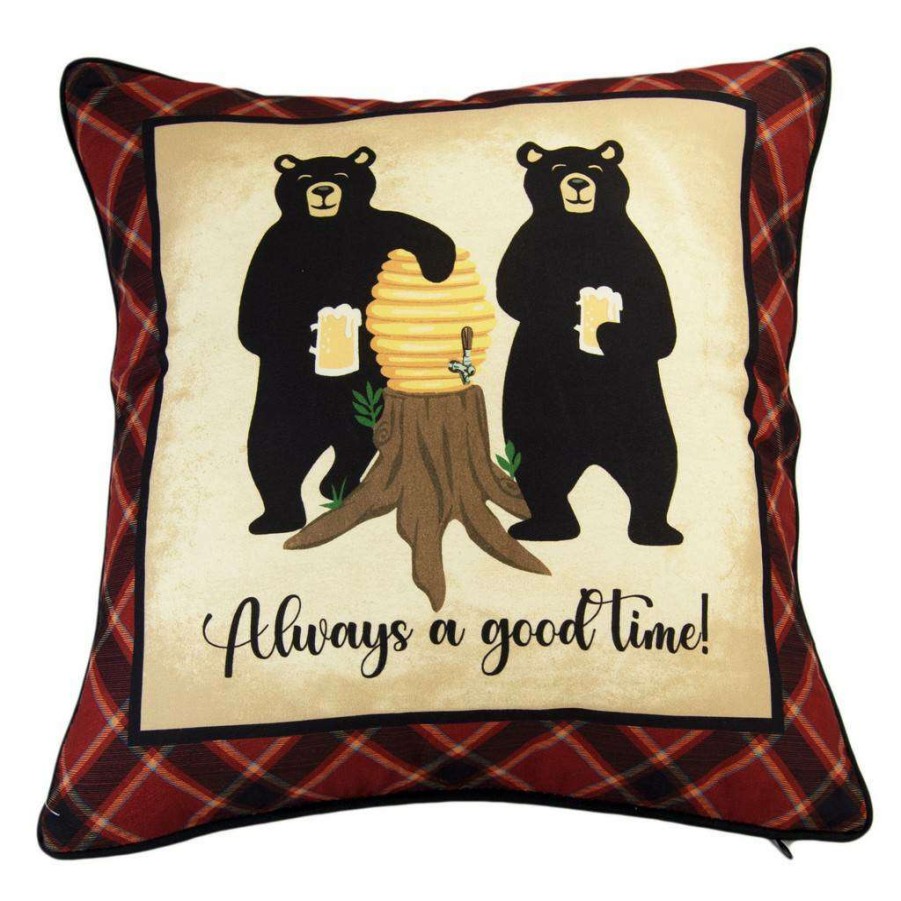 Bedding * Clearance Forest Grove "Good Time" Decorative Pillow American Heritage Textile Y20462