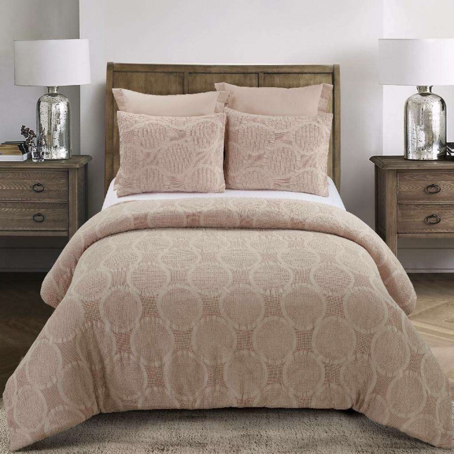 Bedding * Popular Your Life Style Queen Comforter Set, Leon (Blush) By Donna Sharp American Heritage Textiles Y00420