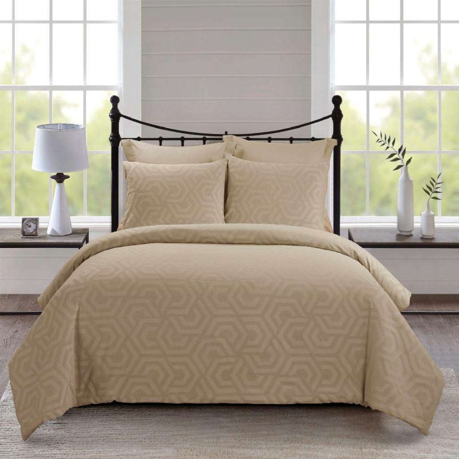 Bedding * Outlet Sale Your Life Style Queen Comforter Set, Seville Sand By Donna Sharp American Heritage Textiles Y00714